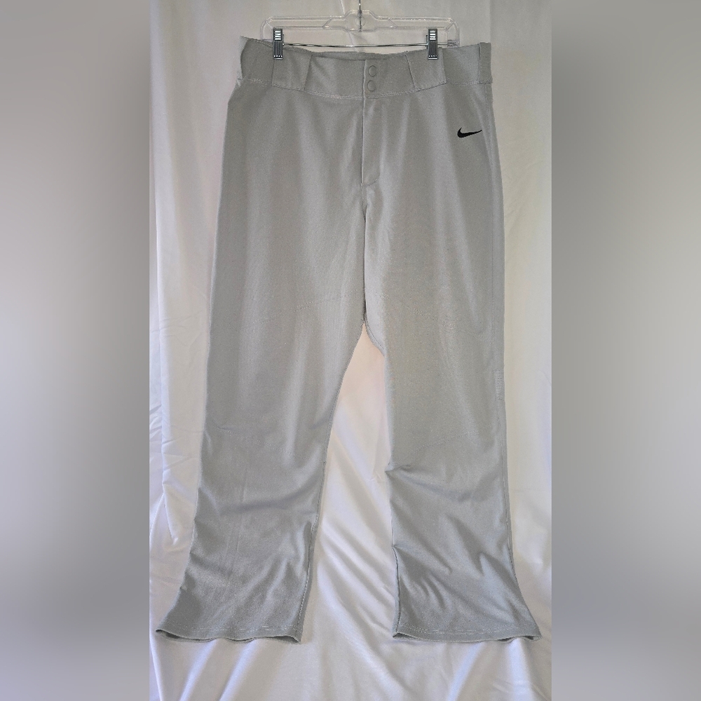 Nike Men's Light Gray Baseball Pants